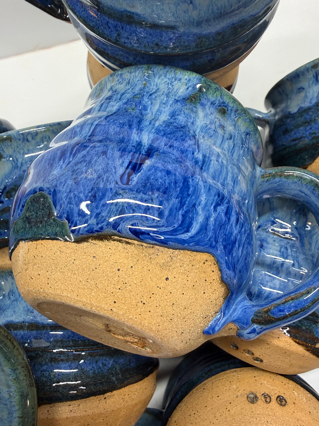 Item 0015: LFPR Earth Series Stoneware Mugs in Multi-glaze Blend-  SOLD OUT
