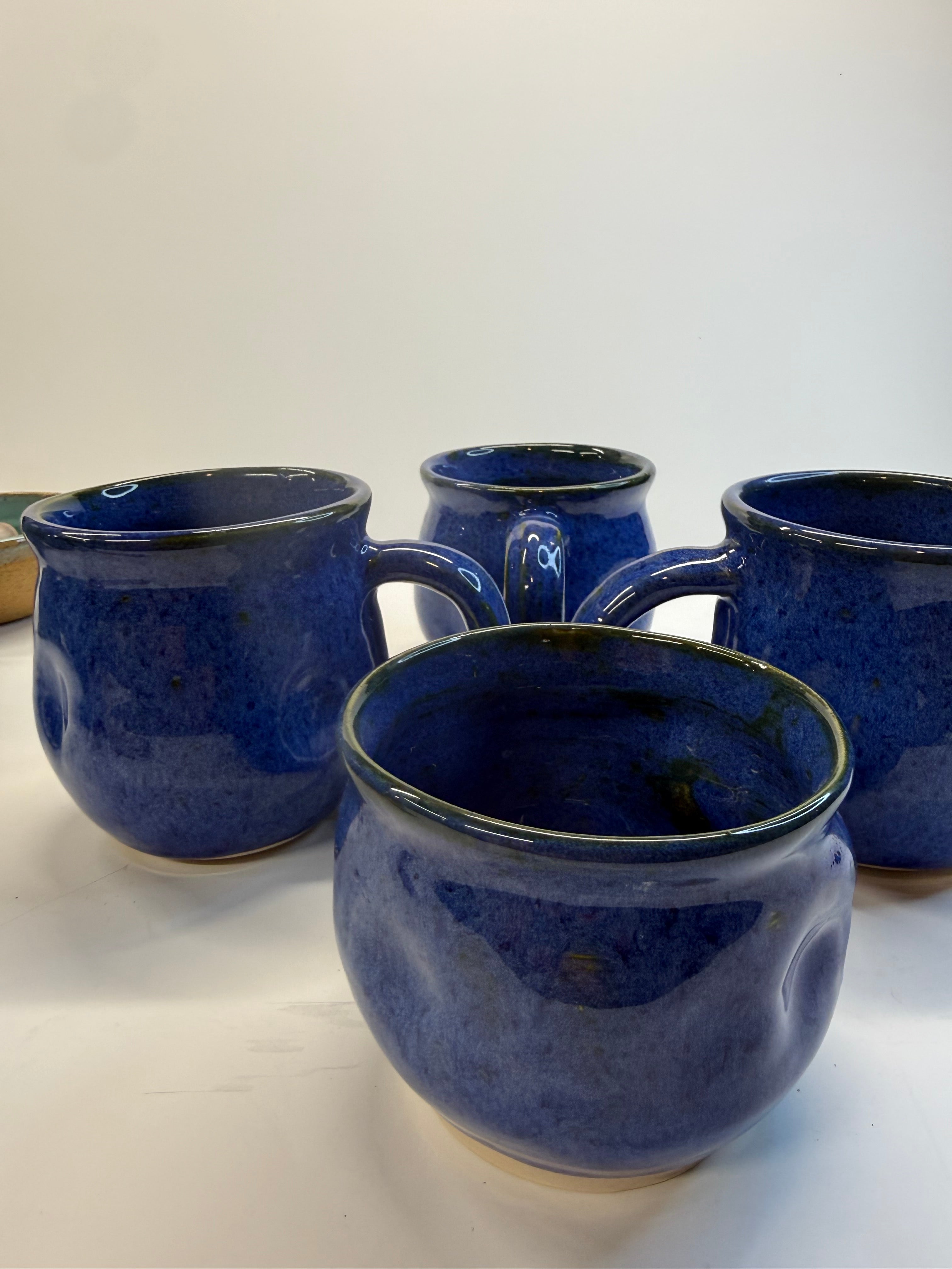 Item 0002 : LFPR Stoneware Mugs in Blue