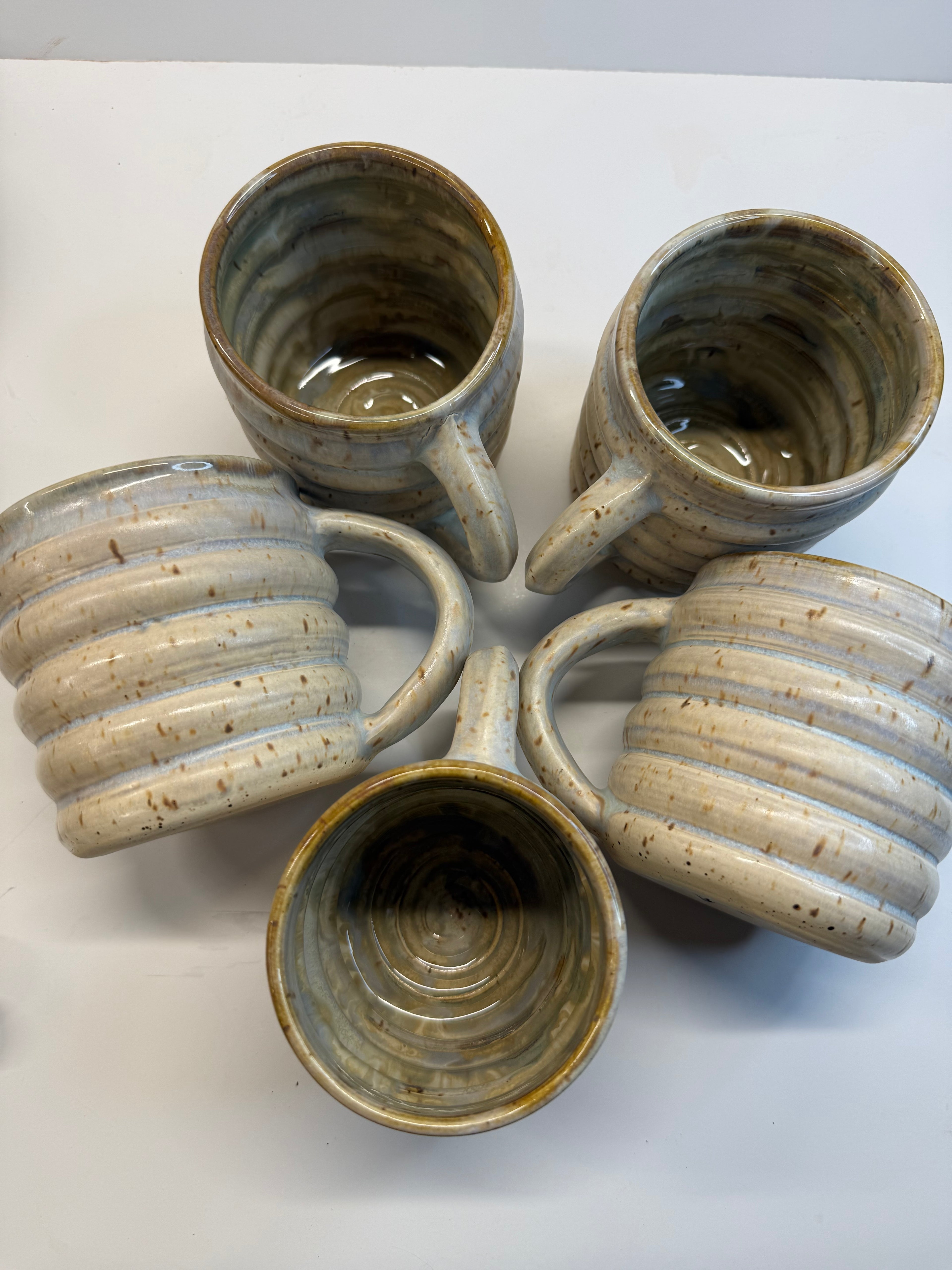 Item 0004: LFPR Stoneware Mugs in Micro-crystalline Blend