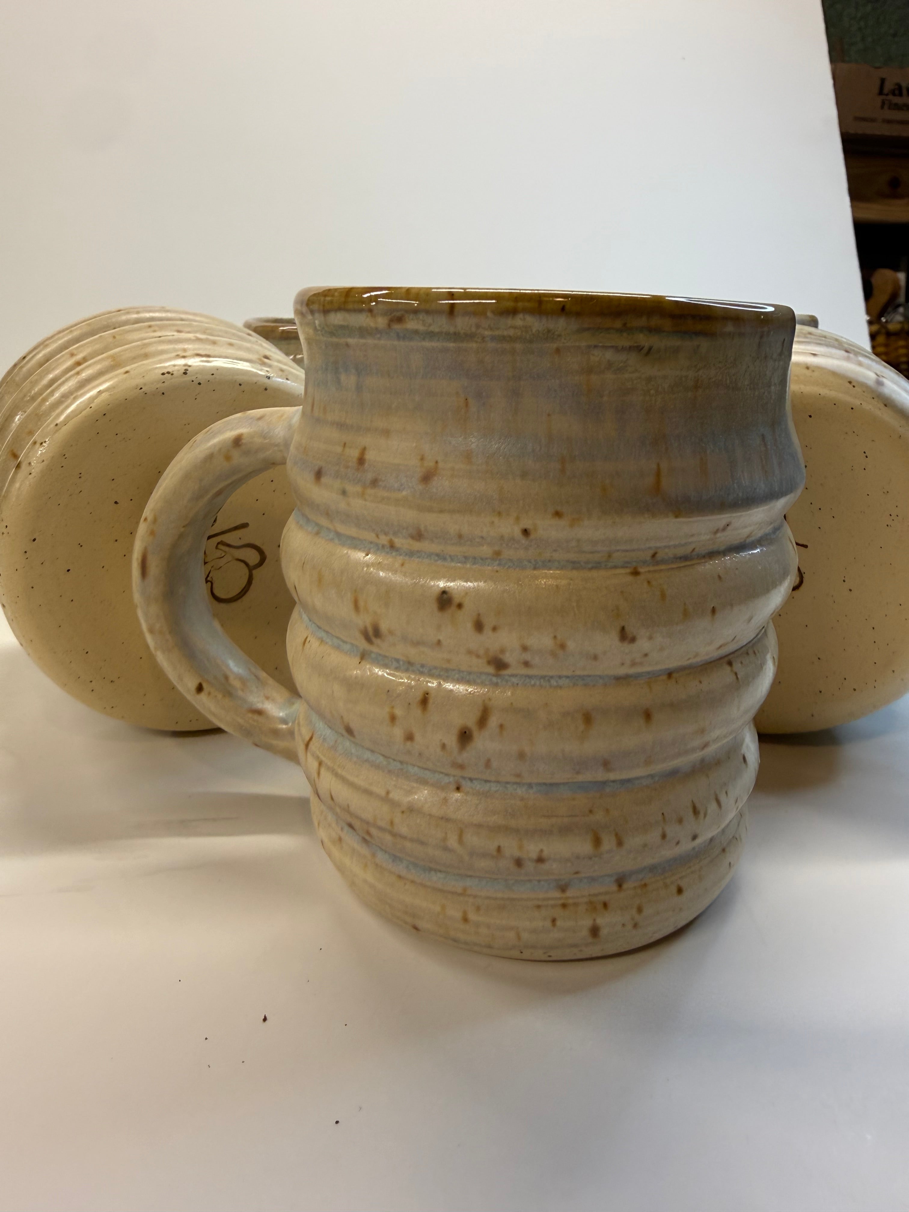 Item 0004: LFPR Stoneware Mugs in Micro-crystalline Blend