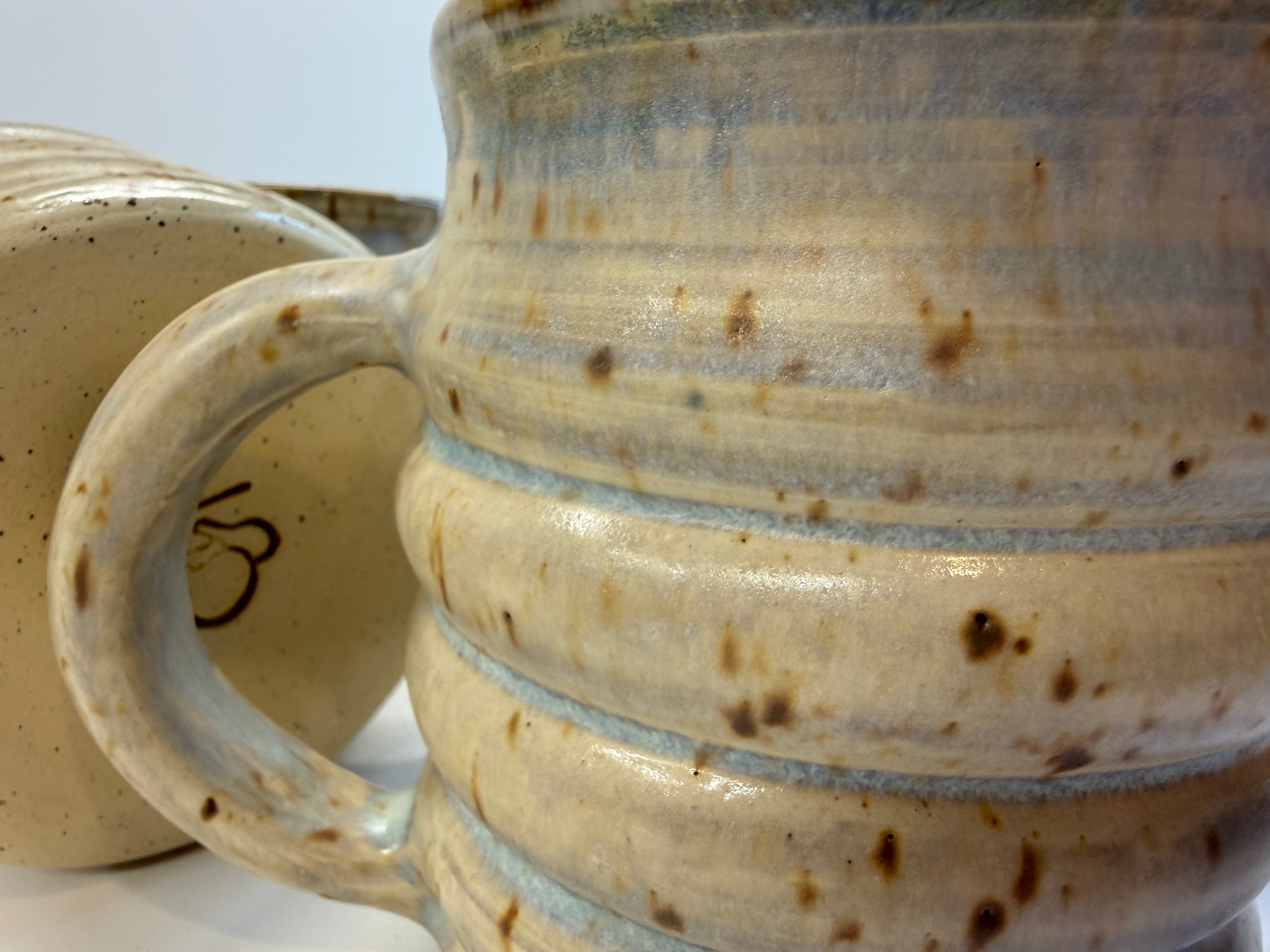 Item 0004: LFPR Stoneware Mugs in Micro-crystalline Blend