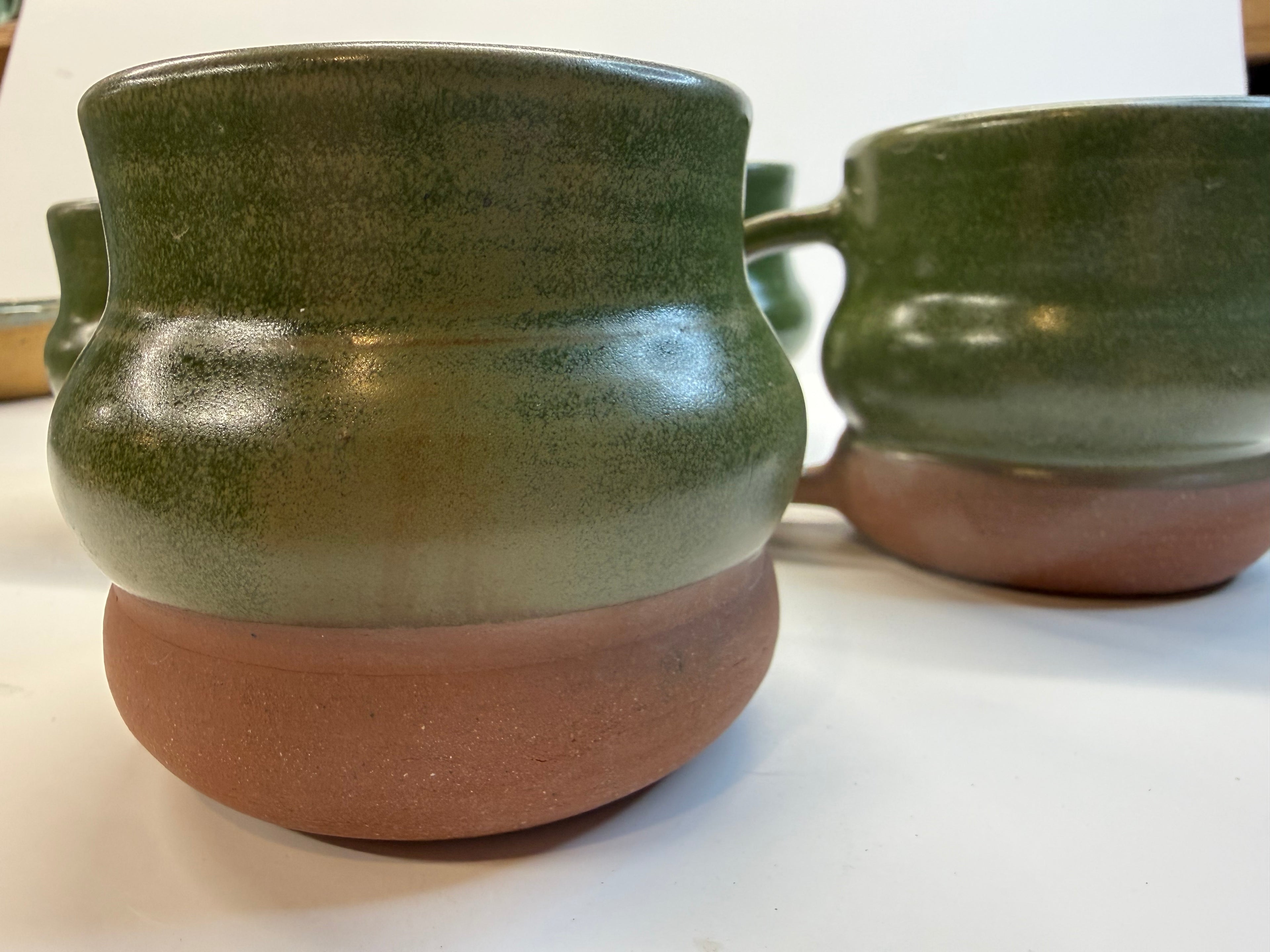 Item 0003 : LFPR Stoneware Mugs in Green (Laigoi)