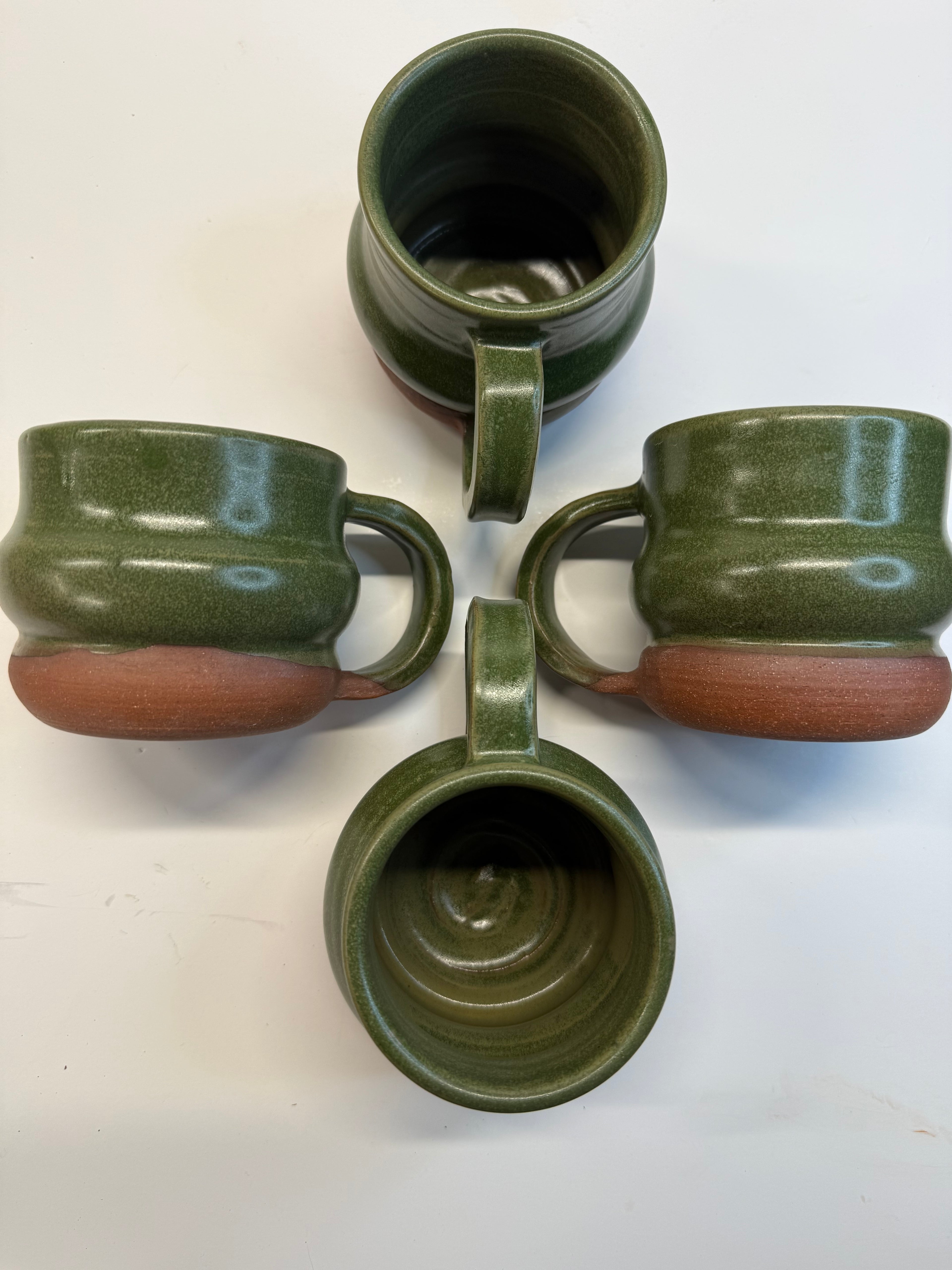 Item 0003 : LFPR Stoneware Mugs in Green (Laigoi)