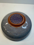 Item 0014 : LFPR Stoneware Hyacinth Mandala Bowl in Mid-Red Stoneware