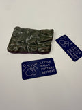 Item 0016: LFPR Hand-carved Wisdom Soap-saver/dish in Green (Laigoi)
