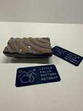 Item 0017: LFPR Hand-carved Footed Soap dish/saver in Hyacinth